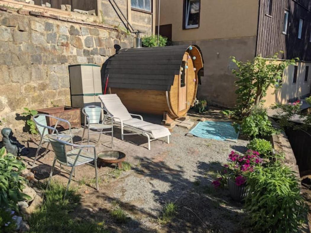 Urlaubstraum Mit Pool, Terrasse & Fluss Im Garten - Ut Apartamento Sebnitz Exterior foto