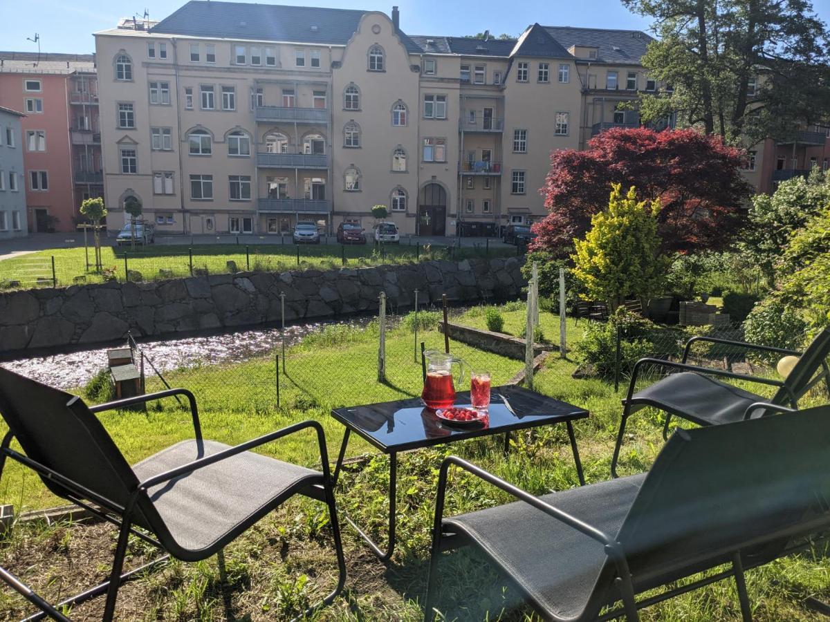 Urlaubstraum Mit Pool, Terrasse & Fluss Im Garten - Ut Apartamento Sebnitz Exterior foto