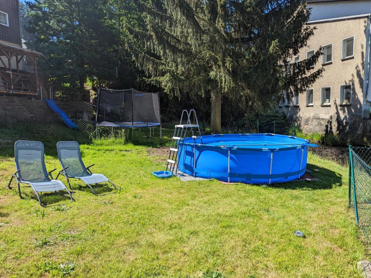 Urlaubstraum Mit Pool, Terrasse & Fluss Im Garten - Ut Apartamento Sebnitz Exterior foto